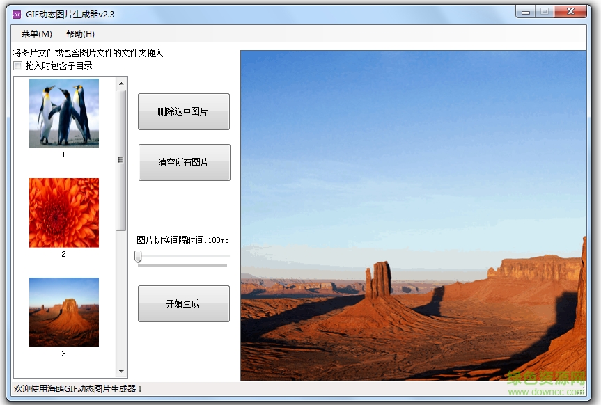 海鸥GIF动态图片生成器