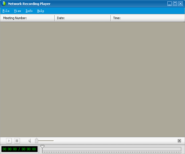 webex录制器 network recording player