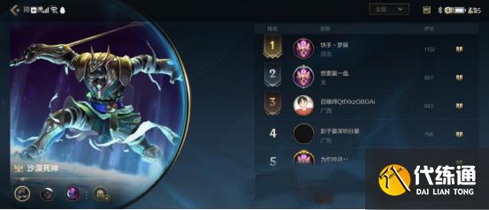 LOL手游开测3天！英雄榜单出现暗黑势力，绝活哥霸占4个榜首？