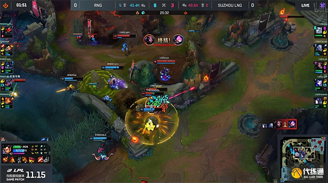 LOL-LPL：icon瑞兹开车抓死GALA