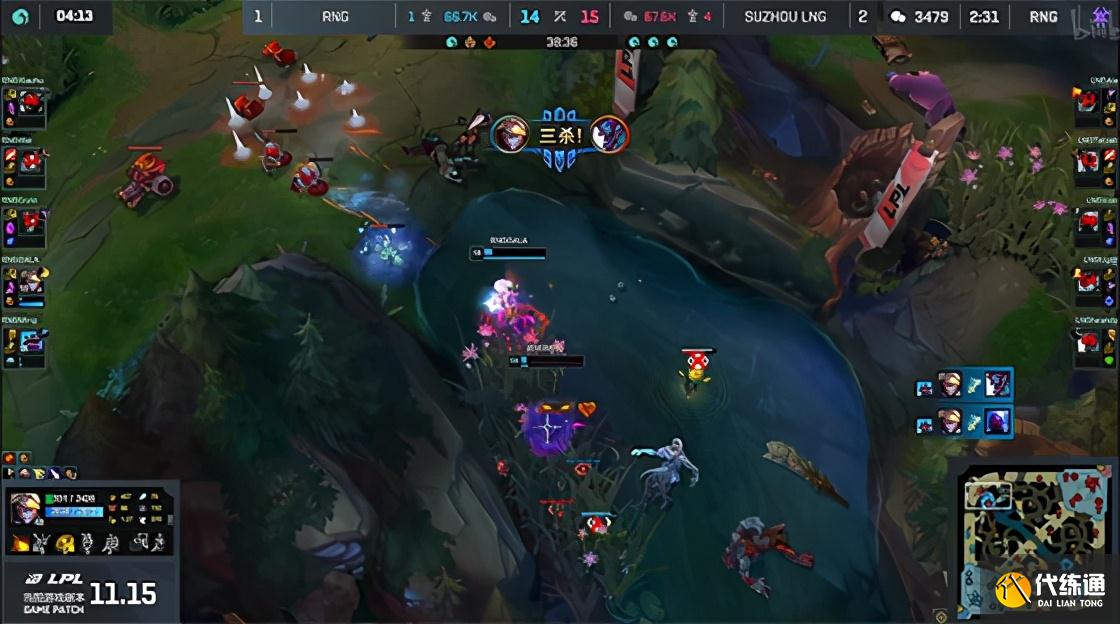 LOL-LPL：icon瑞兹开车抓死GALA