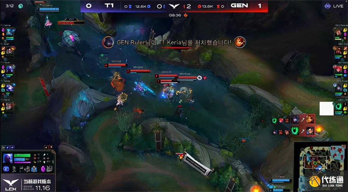 LOL-LCK：TeddyEZ一打四怒砍三杀，T1让一追三击败GEN重返S赛