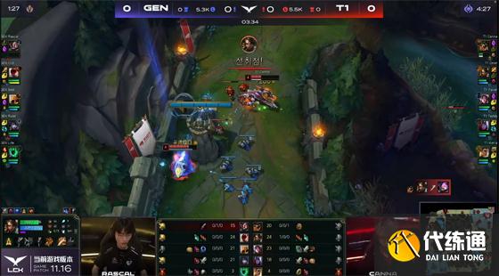 LOL-LCK：TeddyEZ一打四怒砍三杀，T1让一追三击败GEN重返S赛