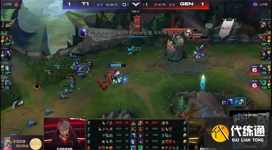 LOL-LCK：TeddyEZ一打四怒砍三杀，T1让一追三击败GEN重返S赛