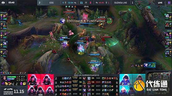 LOL-LPL：Flandre刀妹单杀Ale杰斯，EDG