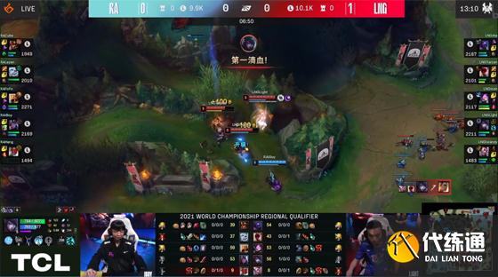 LOL-LPL：野王Tarzan凶悍节奏掌控全局，LNG