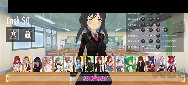 高中女生战斗模拟器